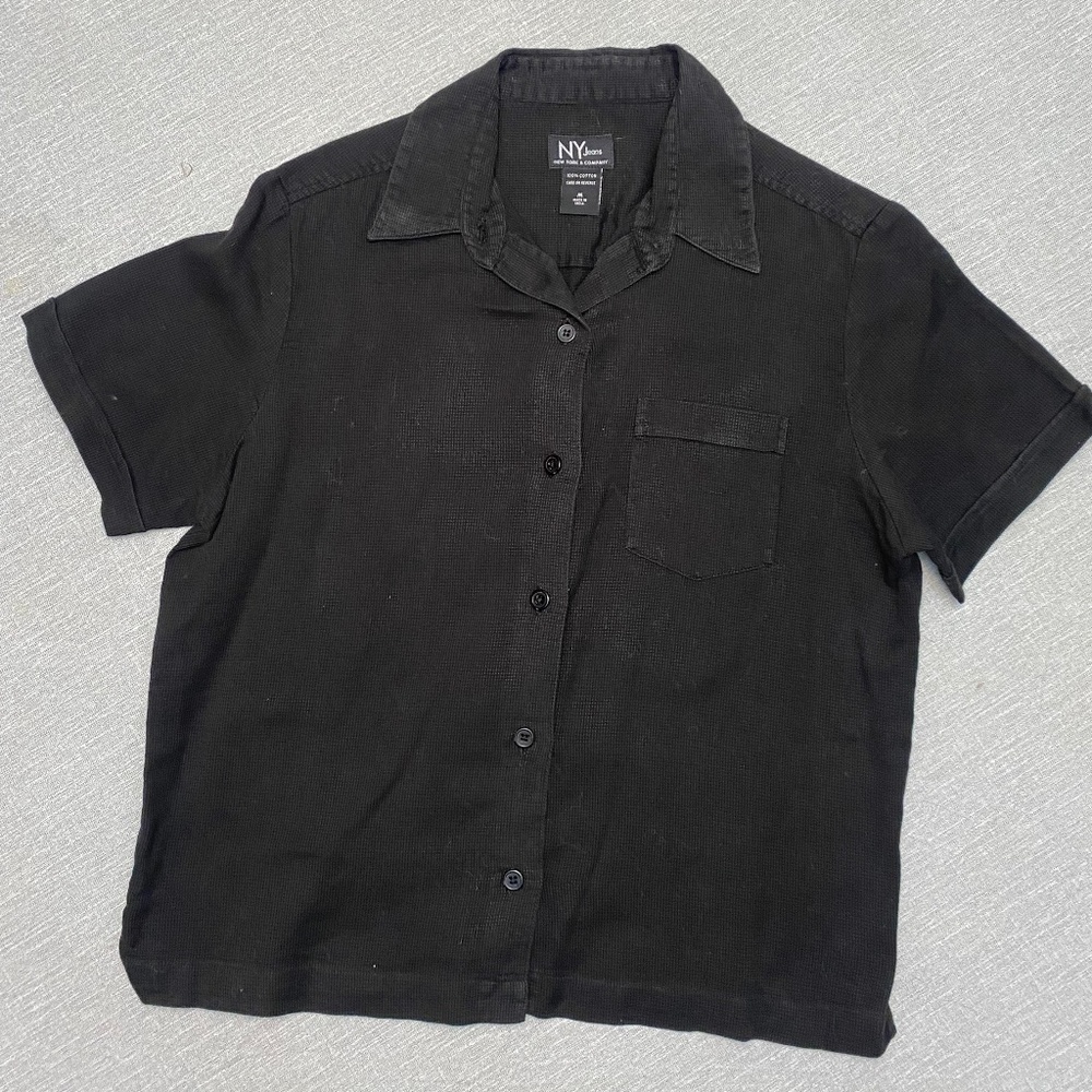 Black Short Sleeve Shirt